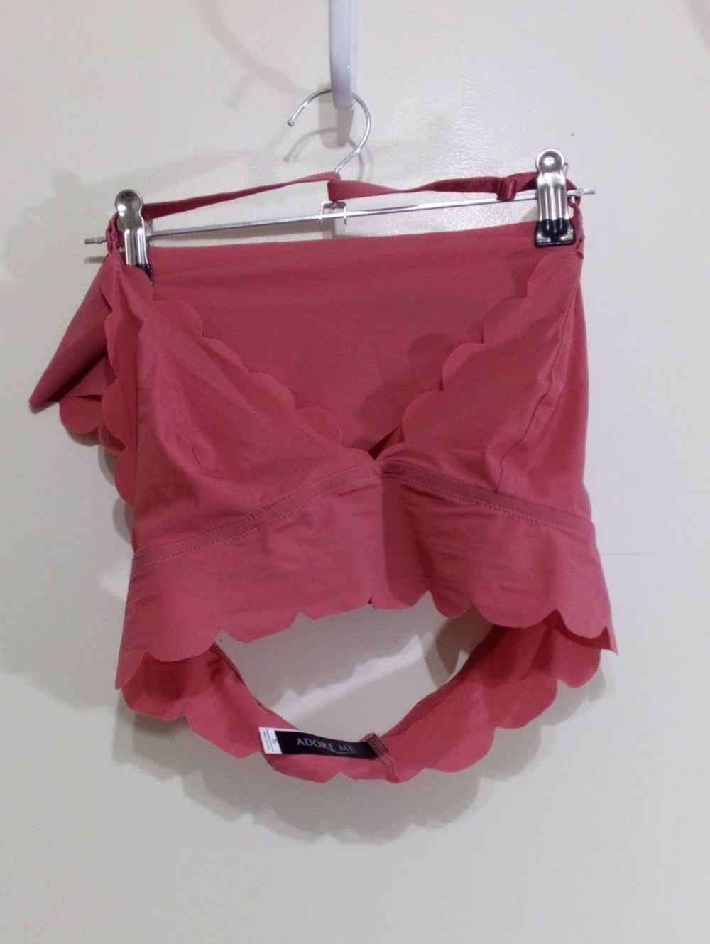 Adore Me Rose Pink Bralette with Branded Band